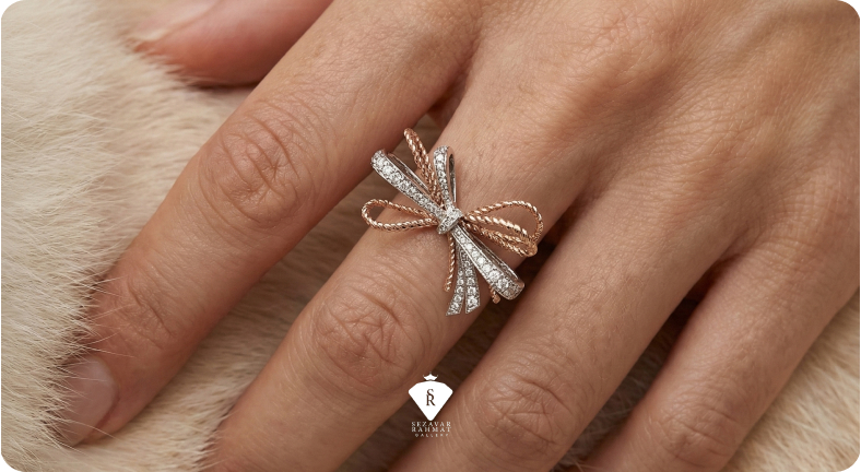 انگشتر طلا مینیمال