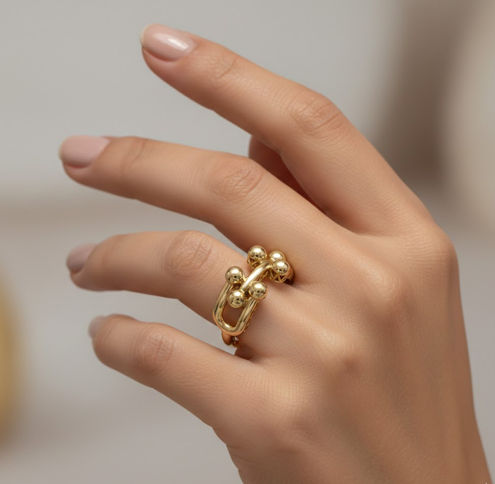 انگشتر طلا بدون نگین