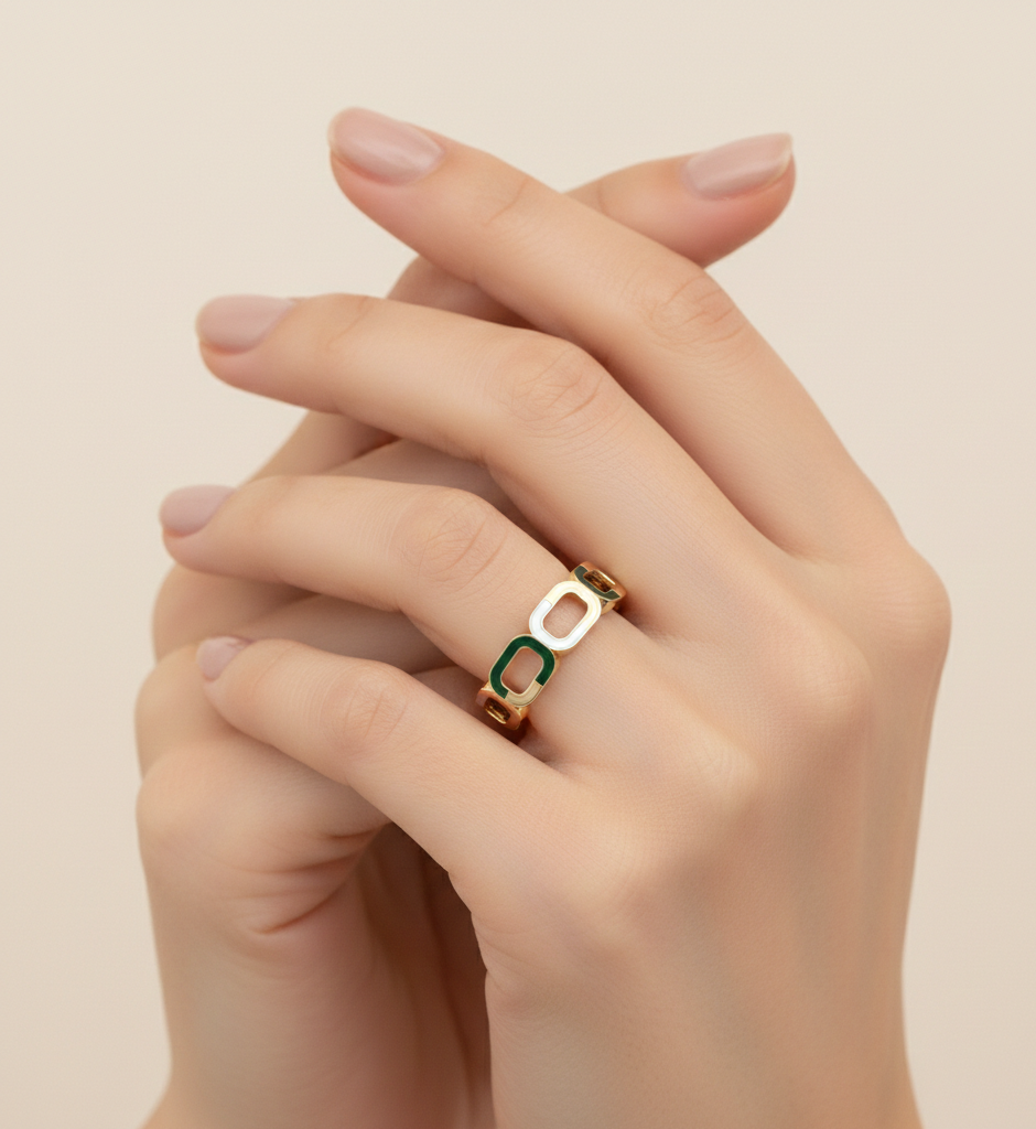 انگشتر طلا بدون نگین