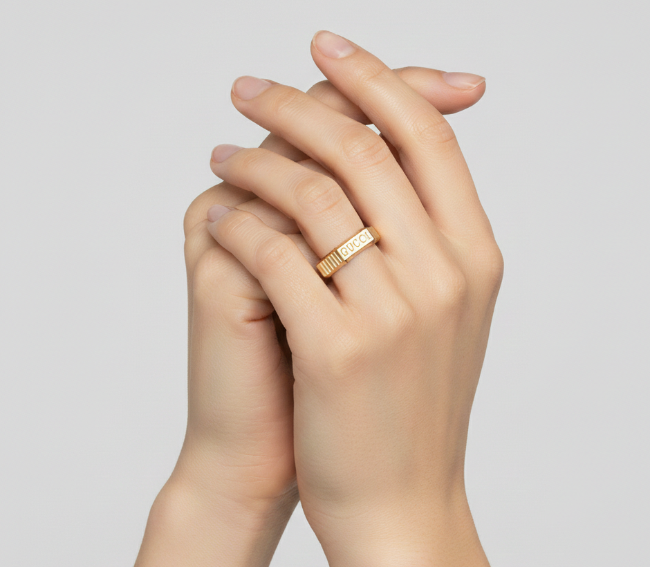 انگشتر طلا بدون نگین