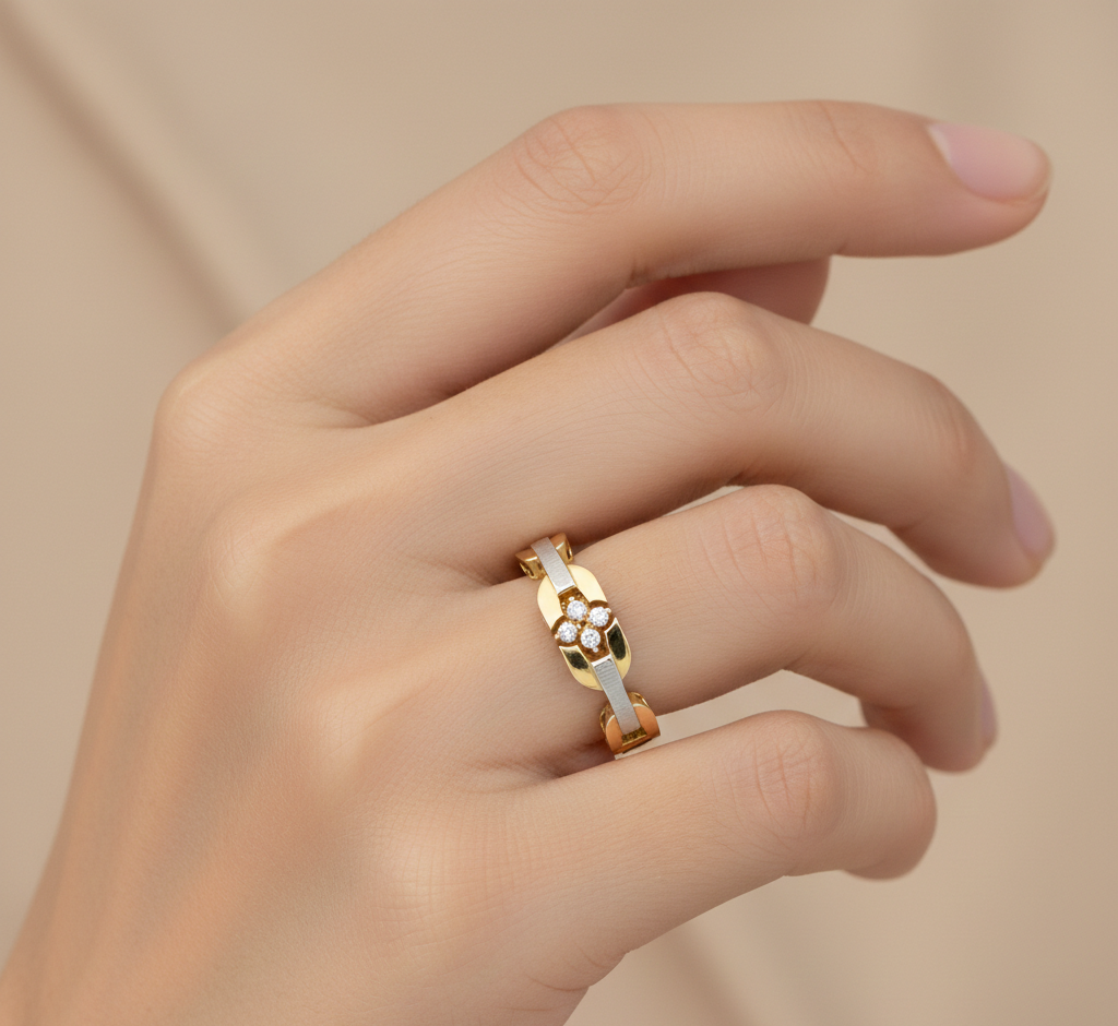 انگشتر طلا نگین دار