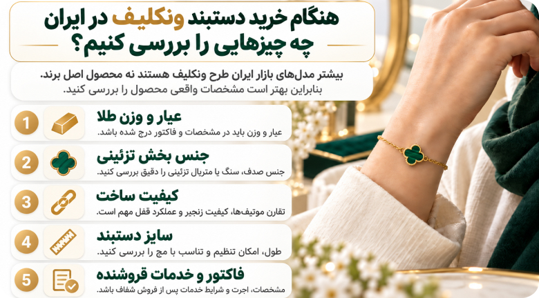 خرید دستبند ونکلیف در ایران